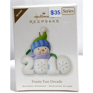 2010 Hallmark Frosty Fun Decade 2010 Ornament